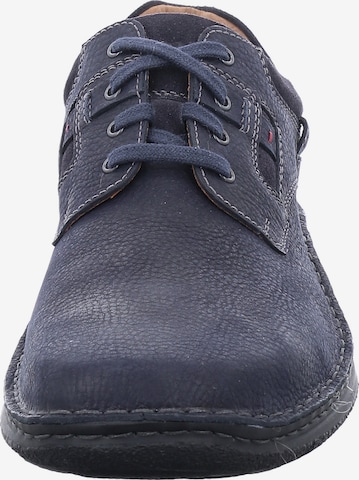 JOSEF SEIBEL Lace-Up Shoes 'Anvers' in Blue