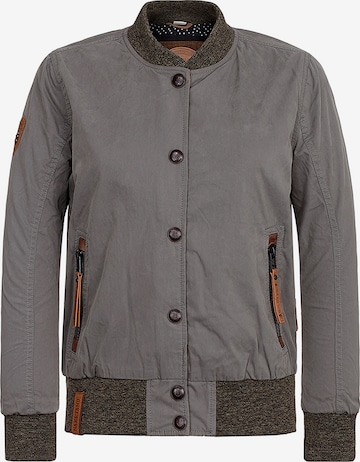 naketano Between-Season Jacket in Grey: front