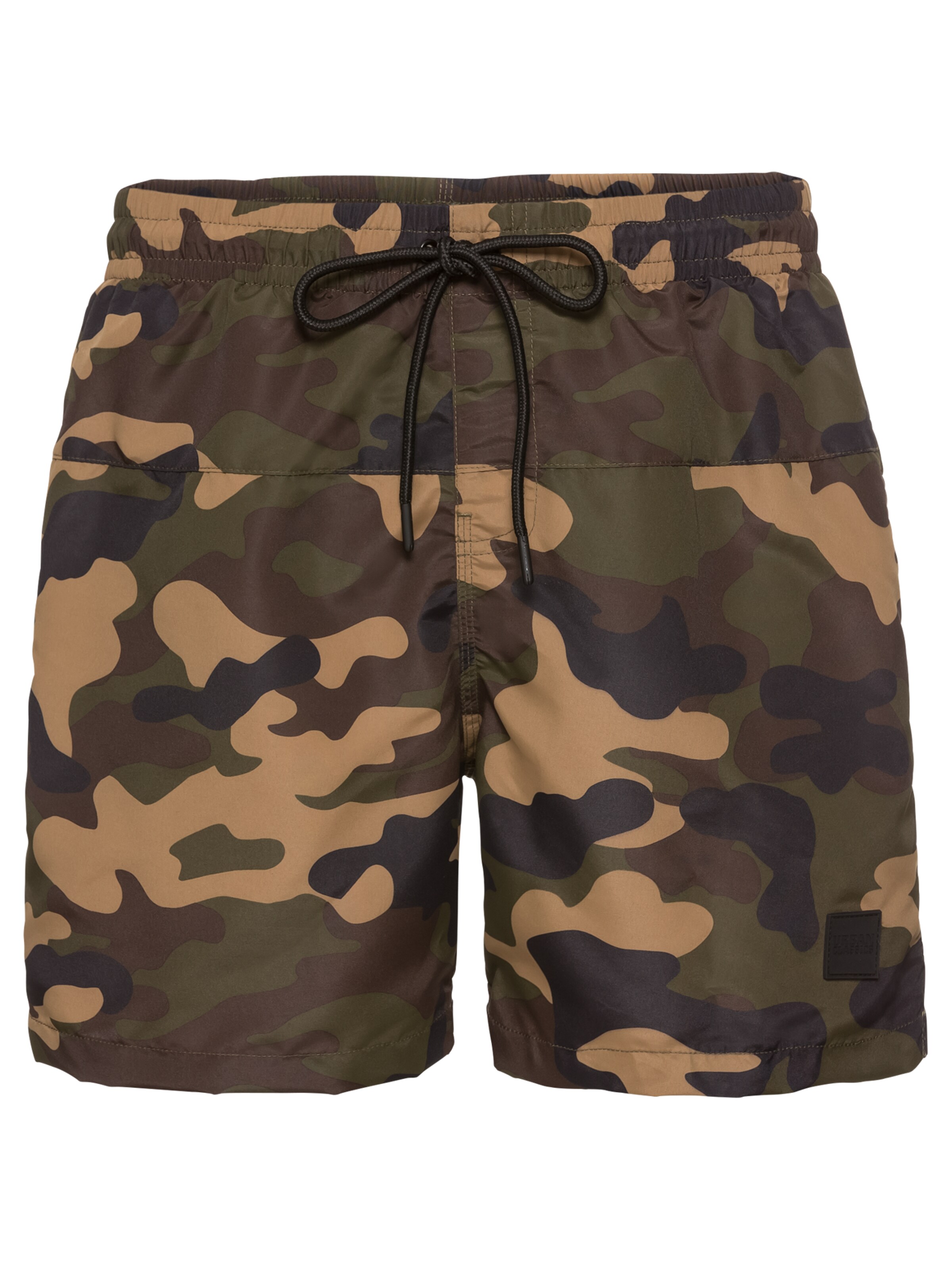 Urban Classics Plavecké šortky - Zelená: predná strana