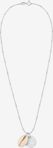 ELLI Necklace 'Geo' in Silver: front