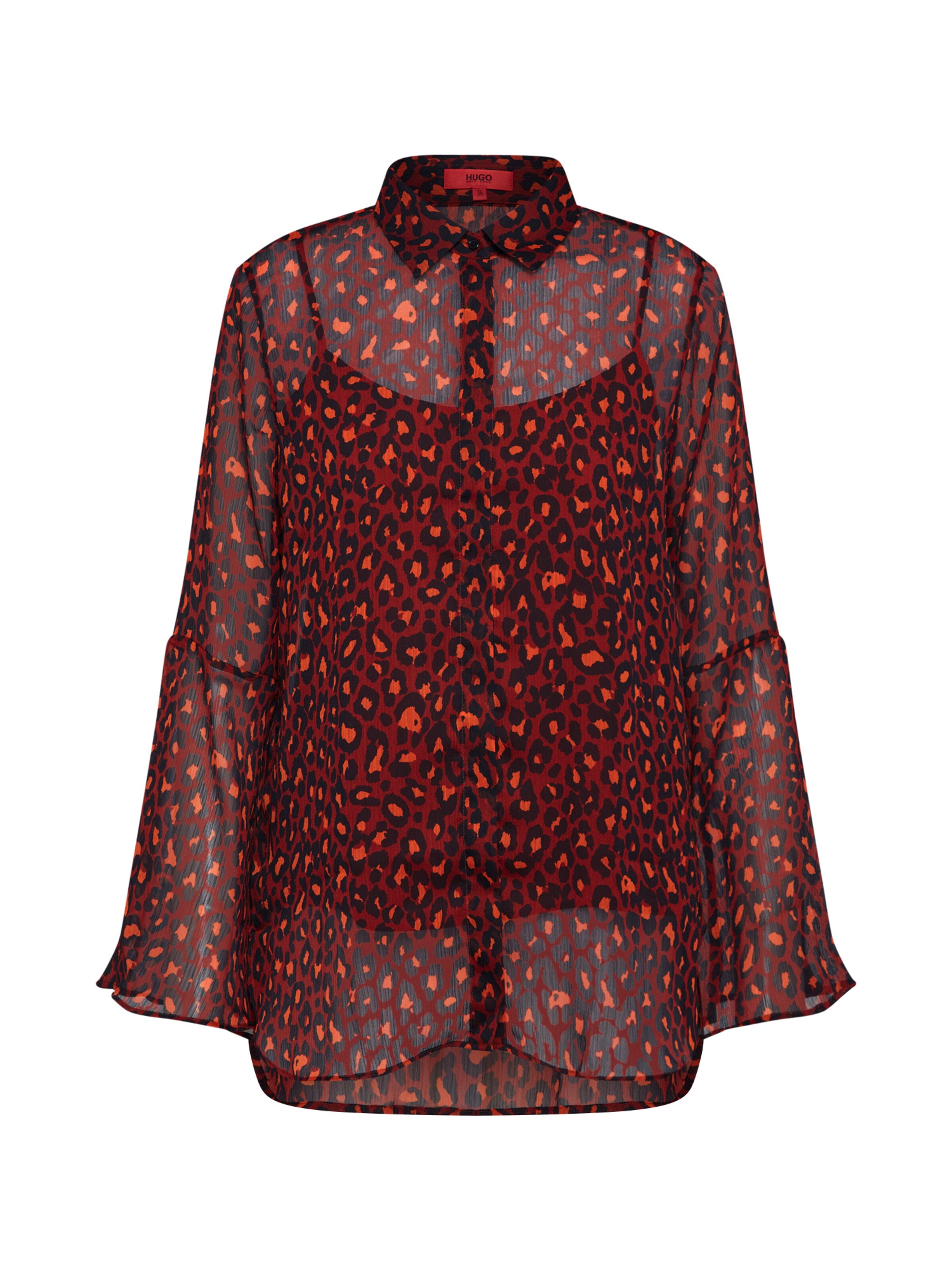 HUGO - Blouse 'Ellenor' in de kleur Rood