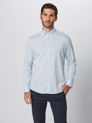 Coupe regular Chemise business Marc O'Polo en bleu