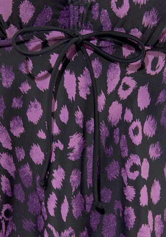 LASCANA T-Shirt Majica za kopanje | vijolična barva