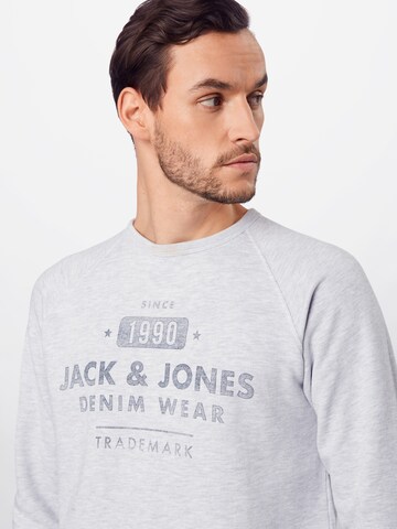 Regular fit Felpa di JACK & JONES in grigio: frontale