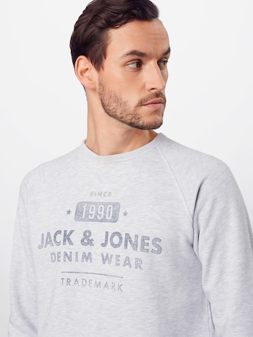 JACK & JONES Regular fit Tréning póló - szürke: elől