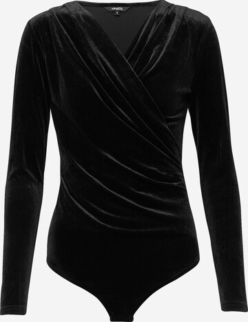 mbym - Body de blusa 'Lione' en negro: frente