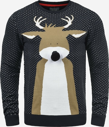 BLEND Sweater 'Rudolph' in Blue: front