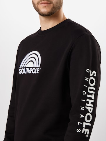 Sweat-shirt SOUTHPOLE en noir