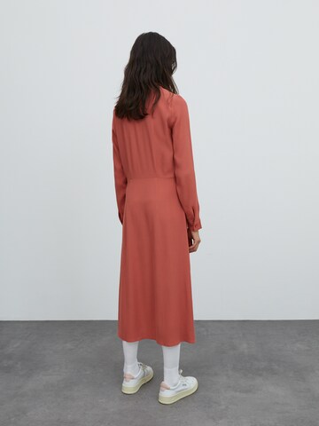 EDITED Shirt Dress 'Sallie' in Orange