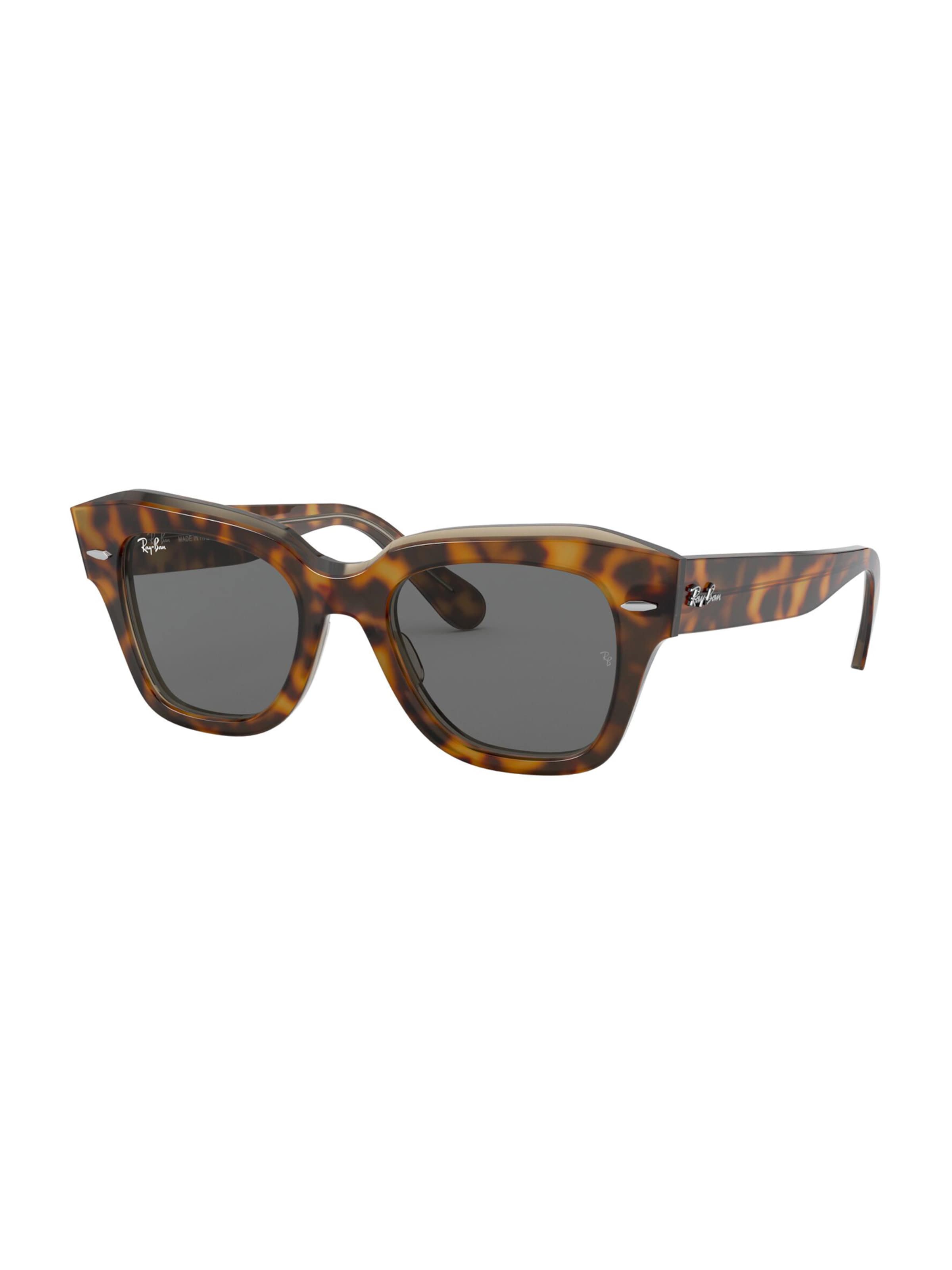Lunettes de soleil Ray-Ban en marron : devant