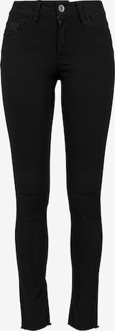 Urban Classics Skinny Jeans in Schwarz: predná strana