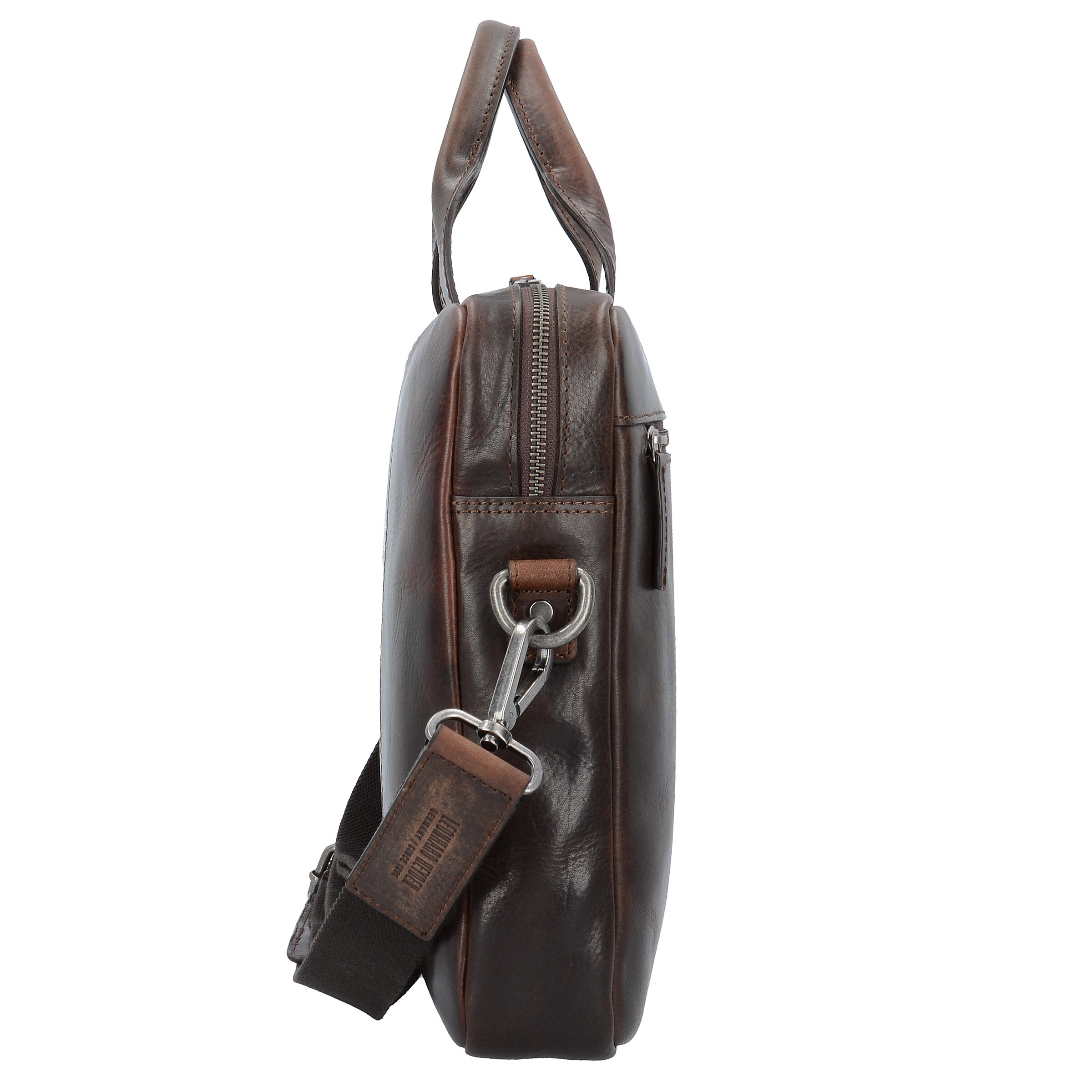 LEONHARD HEYDEN Aktentas 'Roma' in Bruin