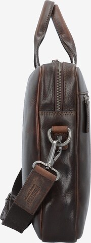 LEONHARD HEYDEN Document Bag 'Roma' in Brown