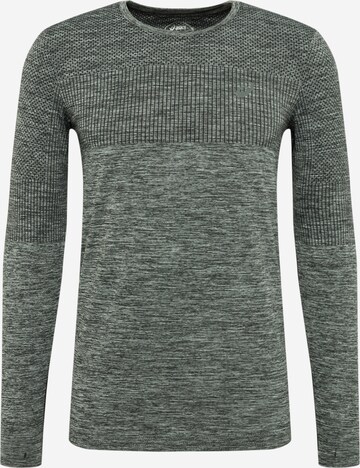 ASICS Slim fit Athletic Sweatshirt in Grey: front