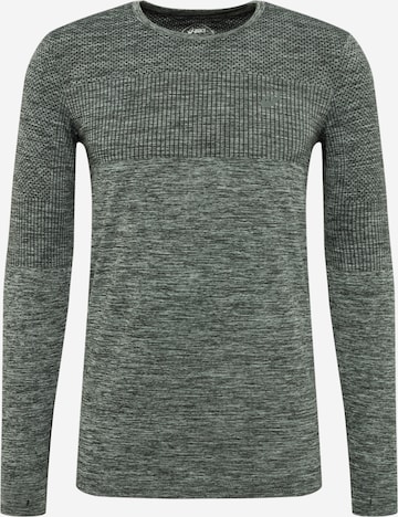 ASICS - Sweatshirt de desporto em cinzento: frente