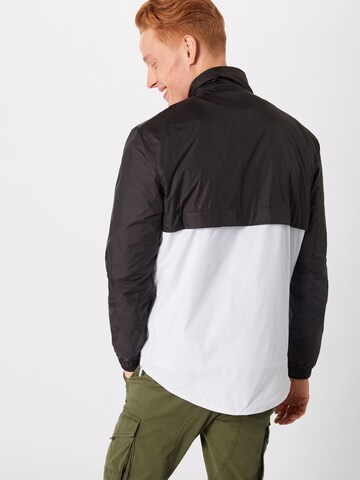 Urban Classics Regular fit Between-season jacket in Black: back