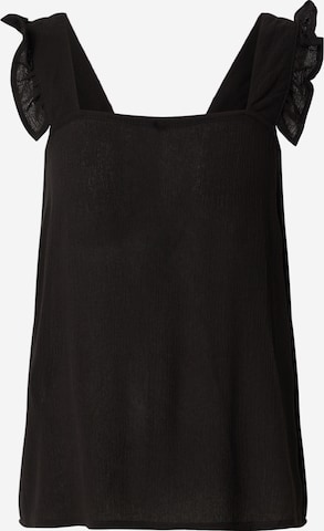 ICHI Top 'MARRAKECH' in Black: front