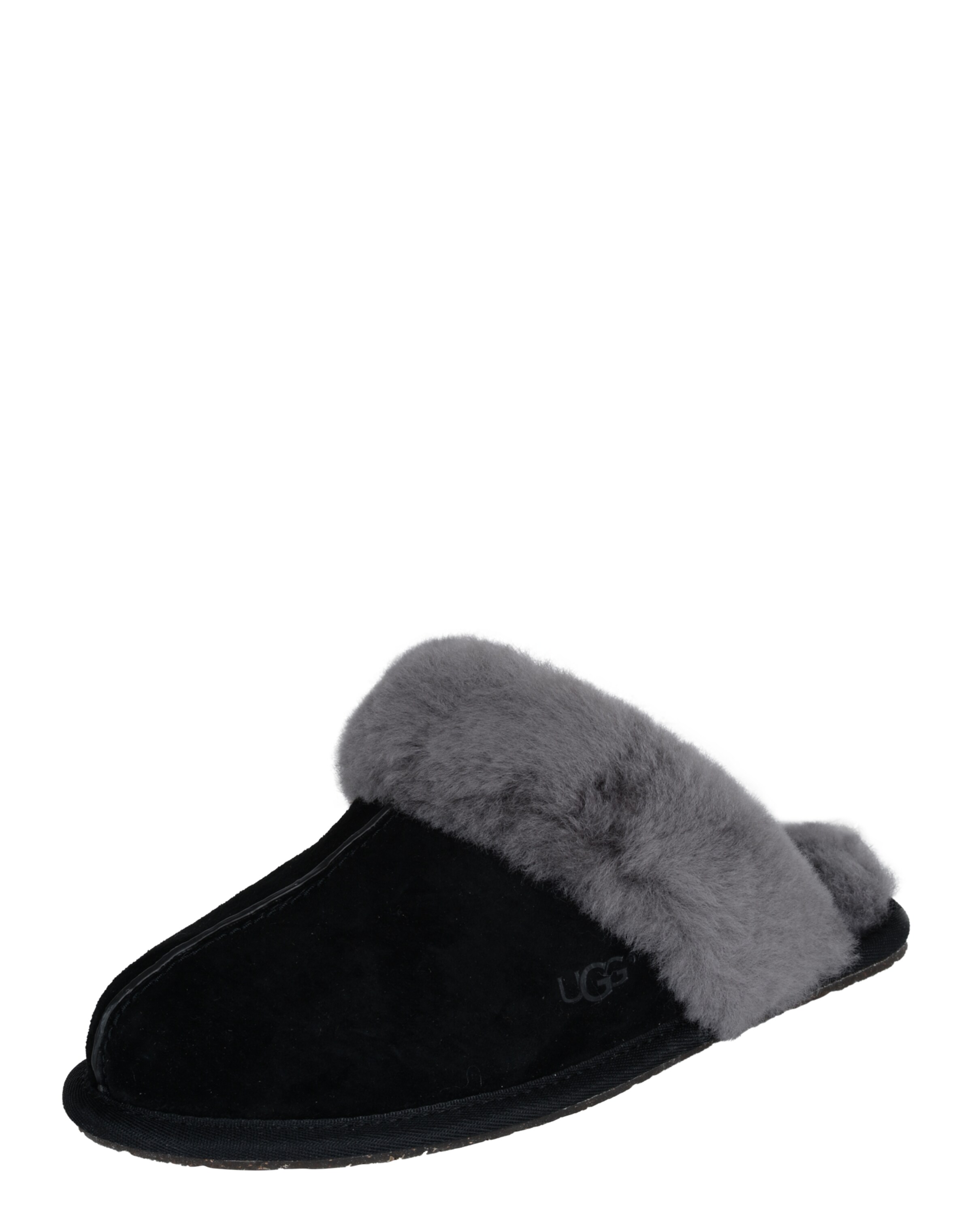 UGG - Huisschoenen 'Scuffette' in de kleur Zwart