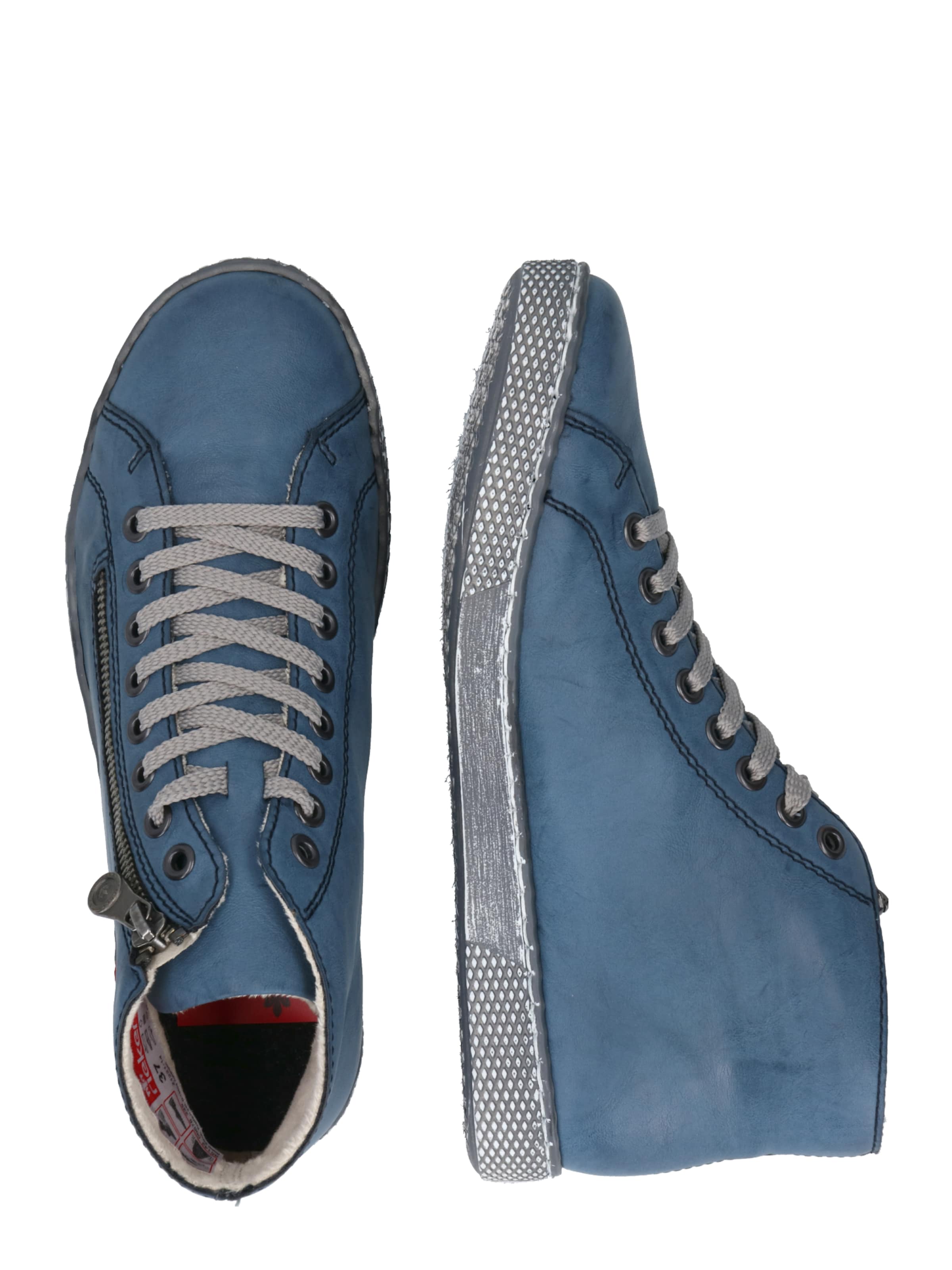 Rieker Snørestøvletter i blå