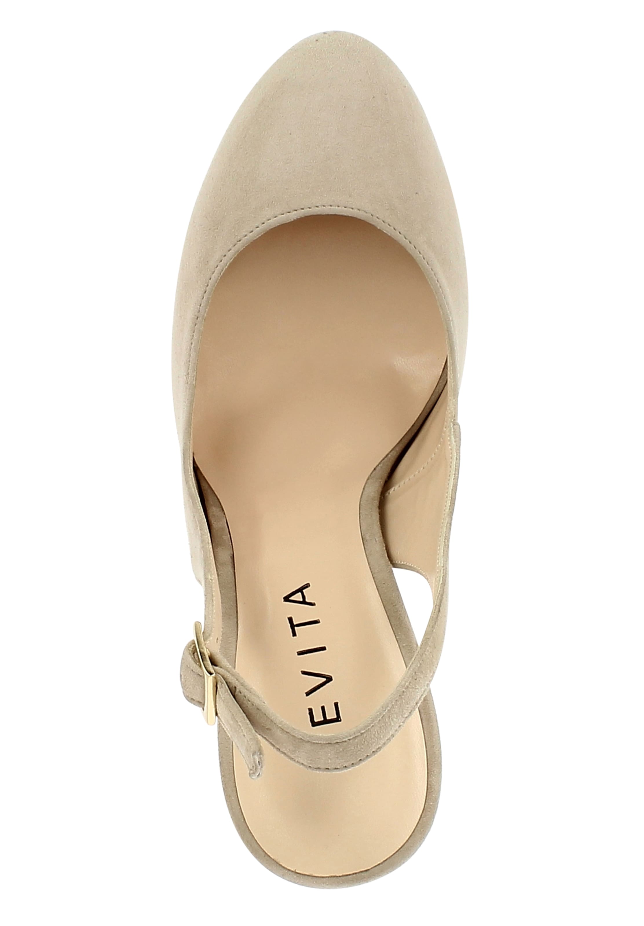 EVITA Slingback Pumps in Grey