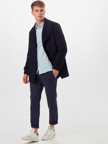 BURTON MENSWEAR LONDON Slim fit Overhemd in Blauw