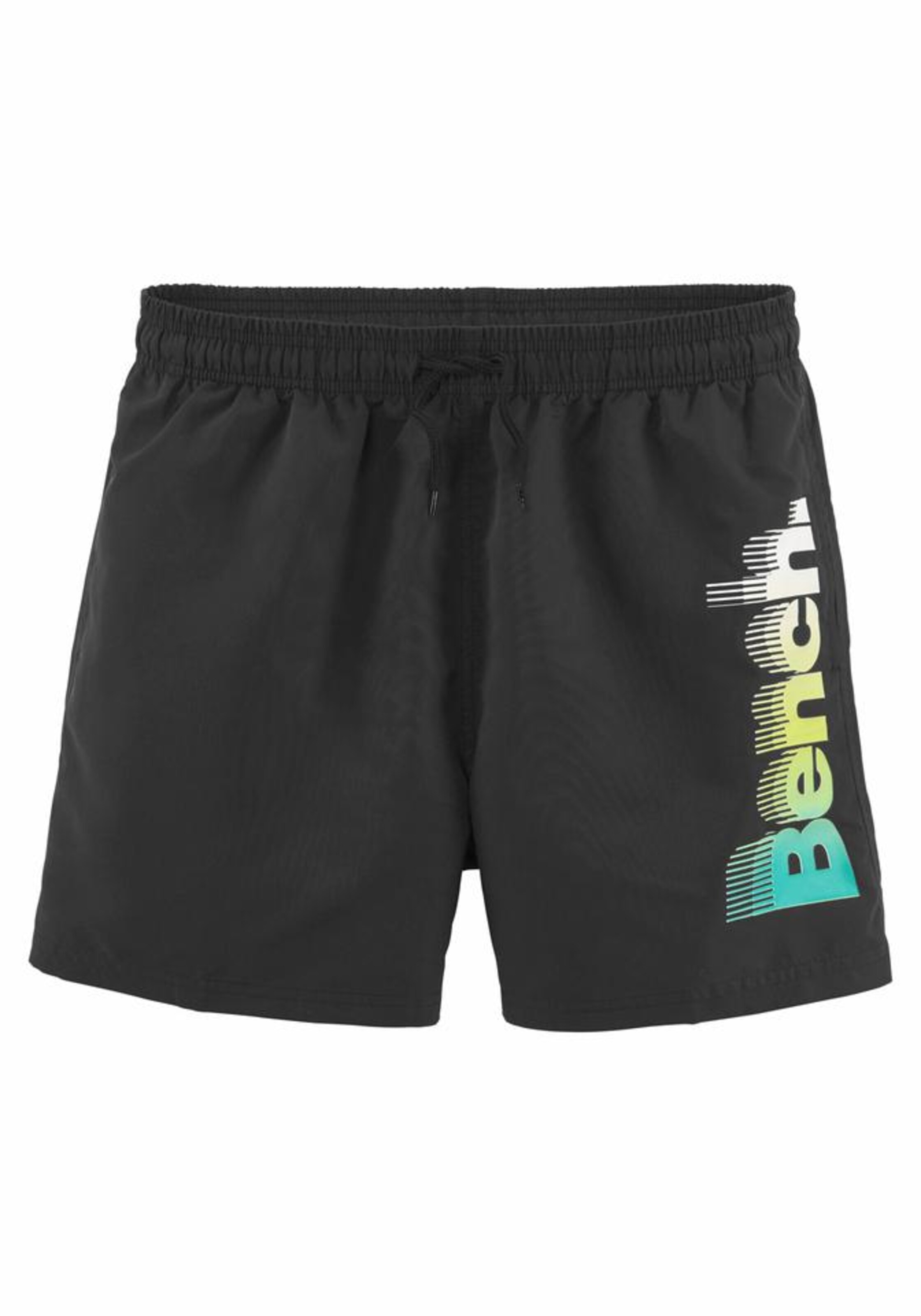 BENCH Badeshorts in Schwarz: Vorderseite