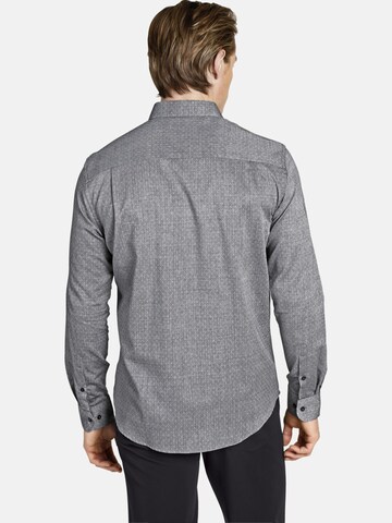 Charles Colby Regular fit Button Up Shirt 'Earl George' in Grey