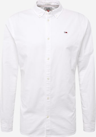 Tommy Jeans Slim fit Koszula w kolorze biały: przód