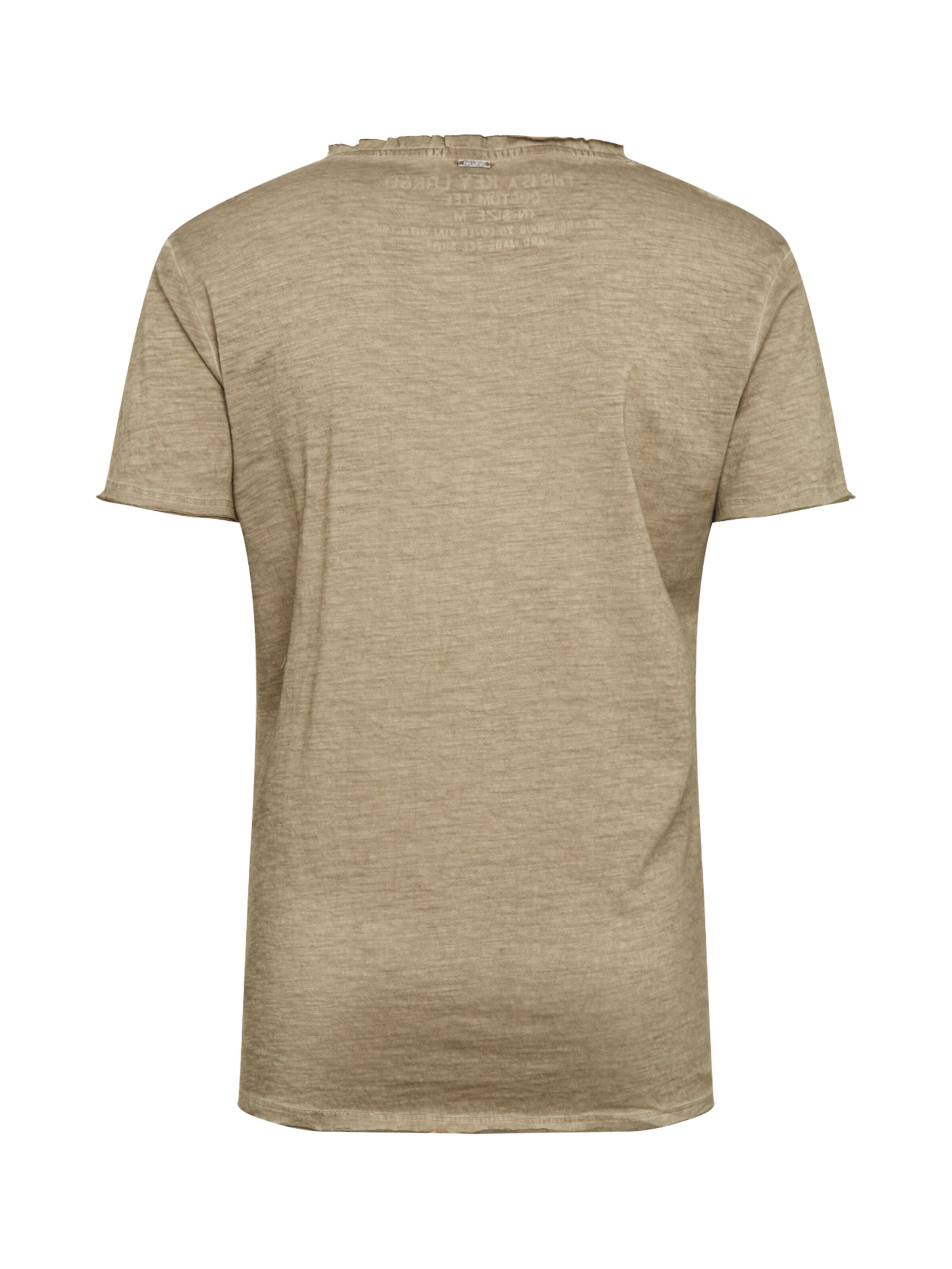 Männer Große Größen Key Largo T-Shirt 'MT LEMONADE' in Grün - OM26969