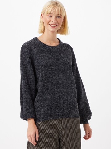 ICHI Sweater 'NOVO' in Grey: front