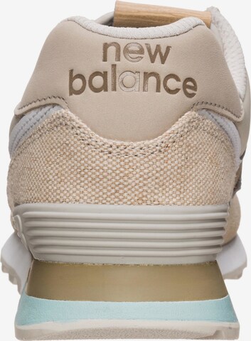 Baskets basses new balance en beige