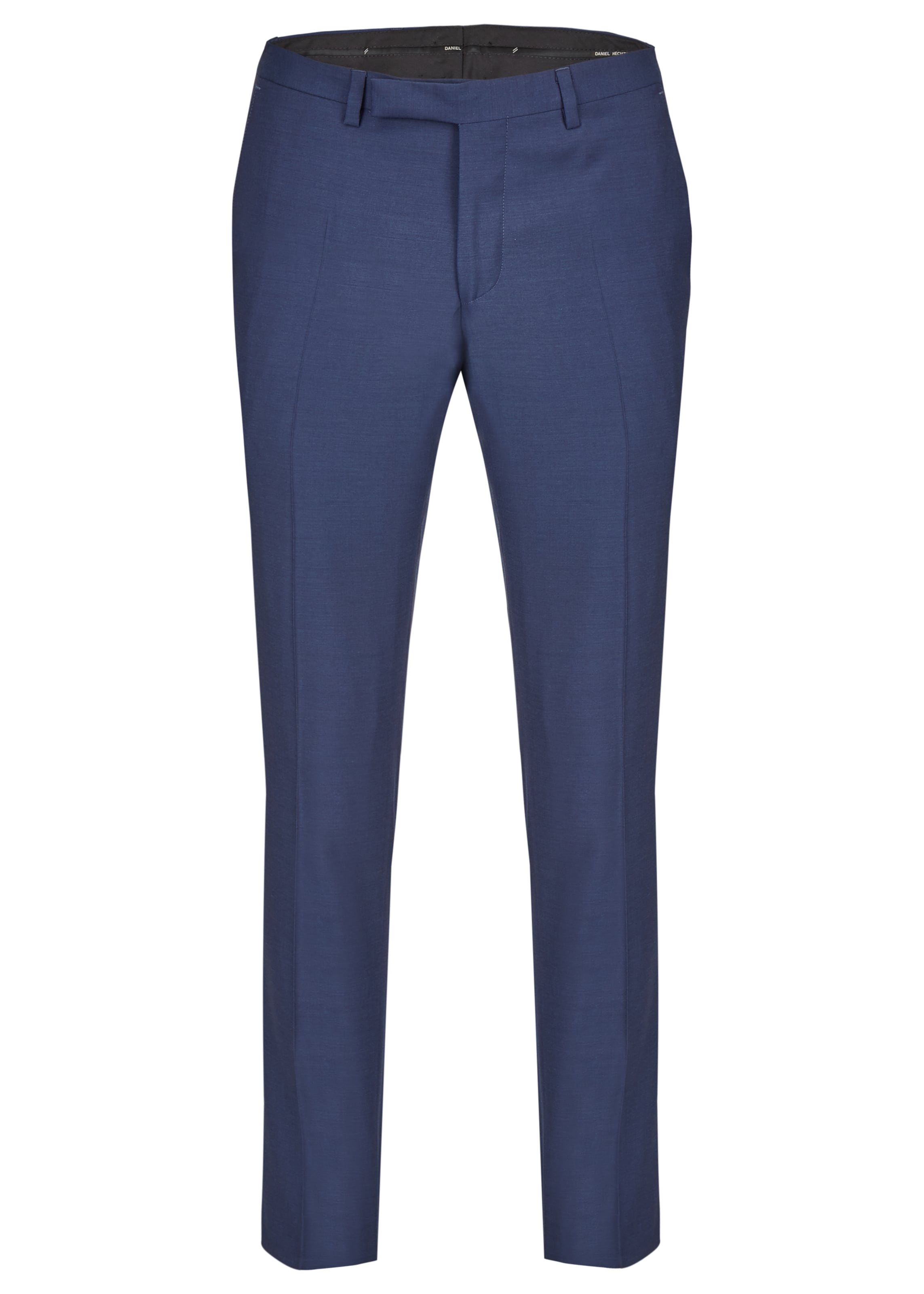 Coupe slim Pantalon à plis HECHTER PARIS en bleu : devant