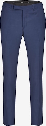 HECHTER PARIS Slim fit Pleated Pants in Blue: front