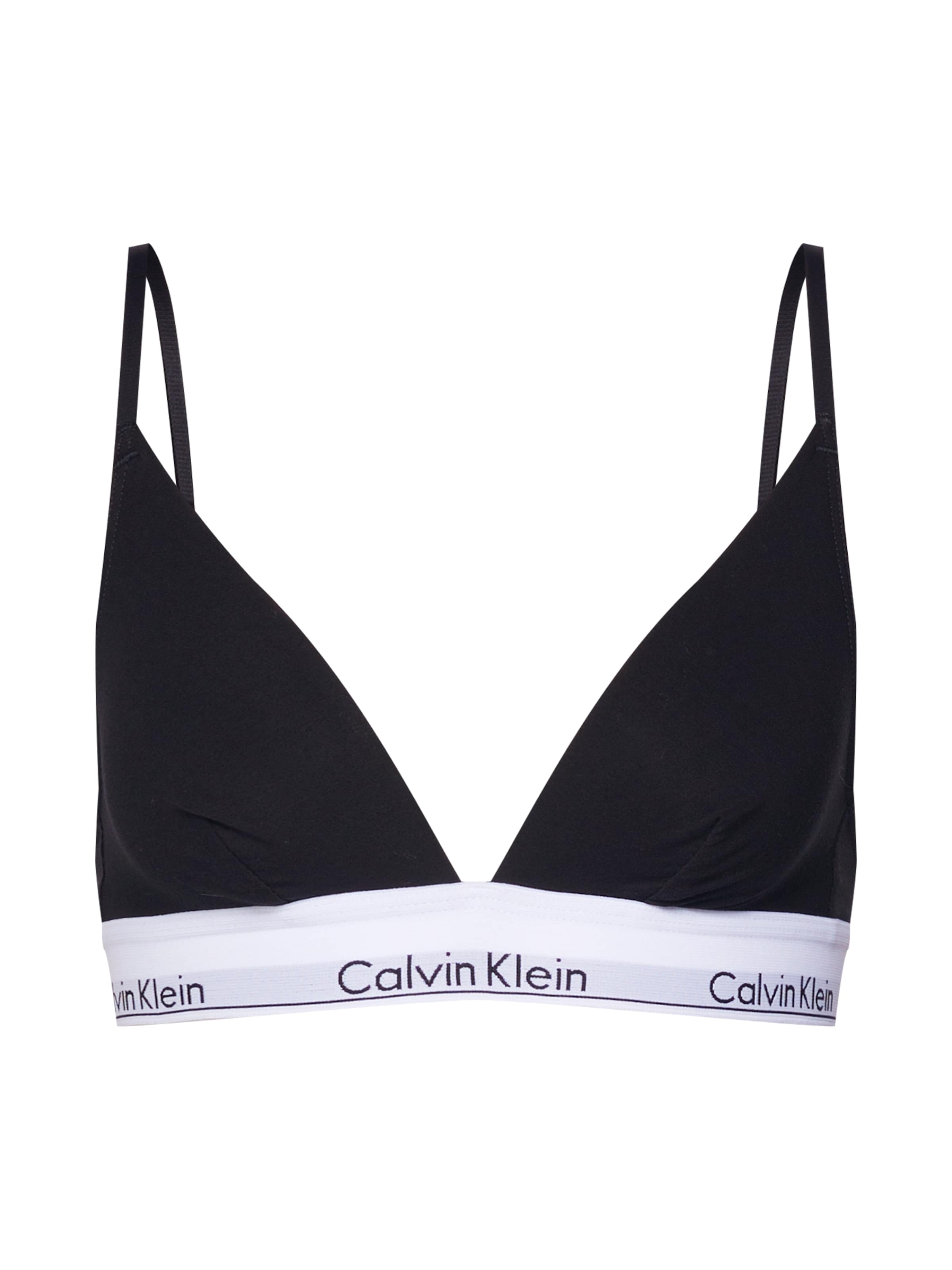 Calvin Klein Underwear Trojuholníky Podprsenka - Čierna: predná strana
