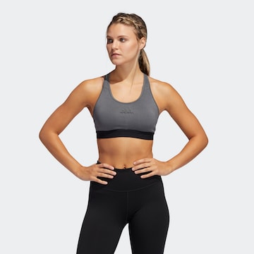 ADIDAS SPORTSWEAR Regular Sports Bra in Grey: front