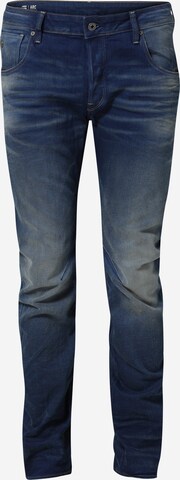 G-Star RAW Slimfit Jeans 'Arc 3D' in Blauw: voorkant