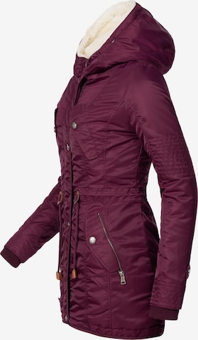 Parka d’hiver 'La Viva' NAVAHOO en rouge