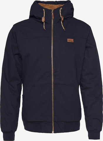 Iriedaily Between-Season Jacket 'Dock36 Swing' in Blue: front