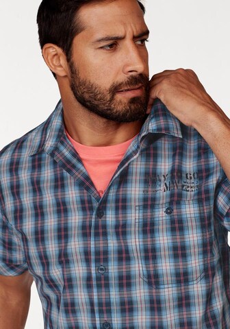 Man's World Regular fit Button Up Shirt in Blue