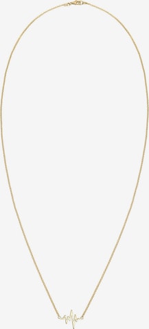ELLI Necklace 'Herzschlag' in Gold: front