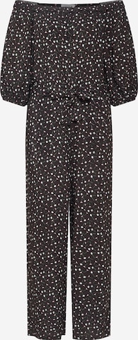 EDITED Jumpsuit 'Bellona' i svart: framsida