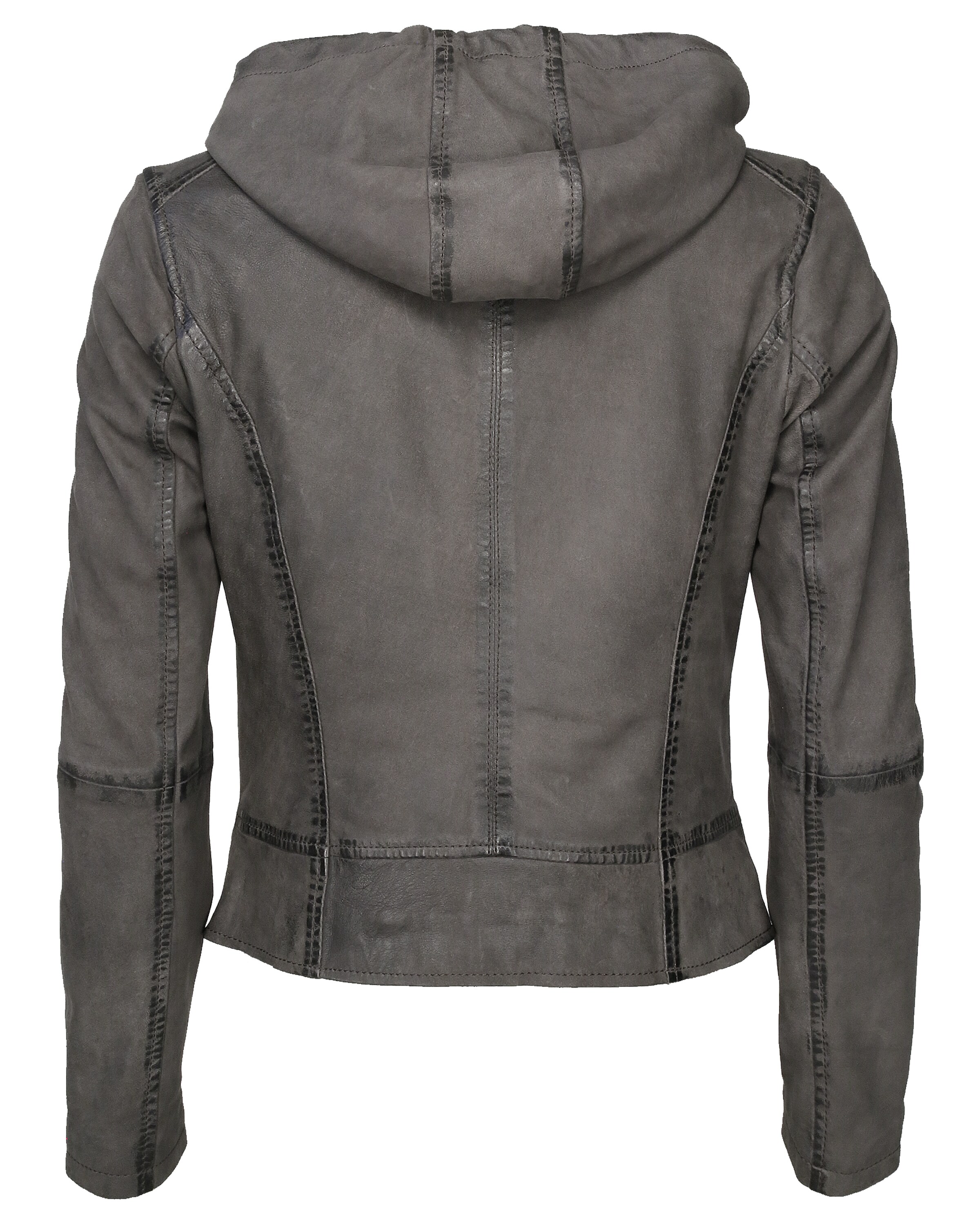 Maze Lederjacke 'Donie' in Grau