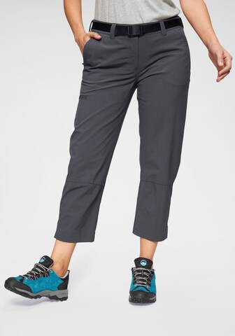 Maier Sports Regular Workout Pants 'Lula' in Grey: front