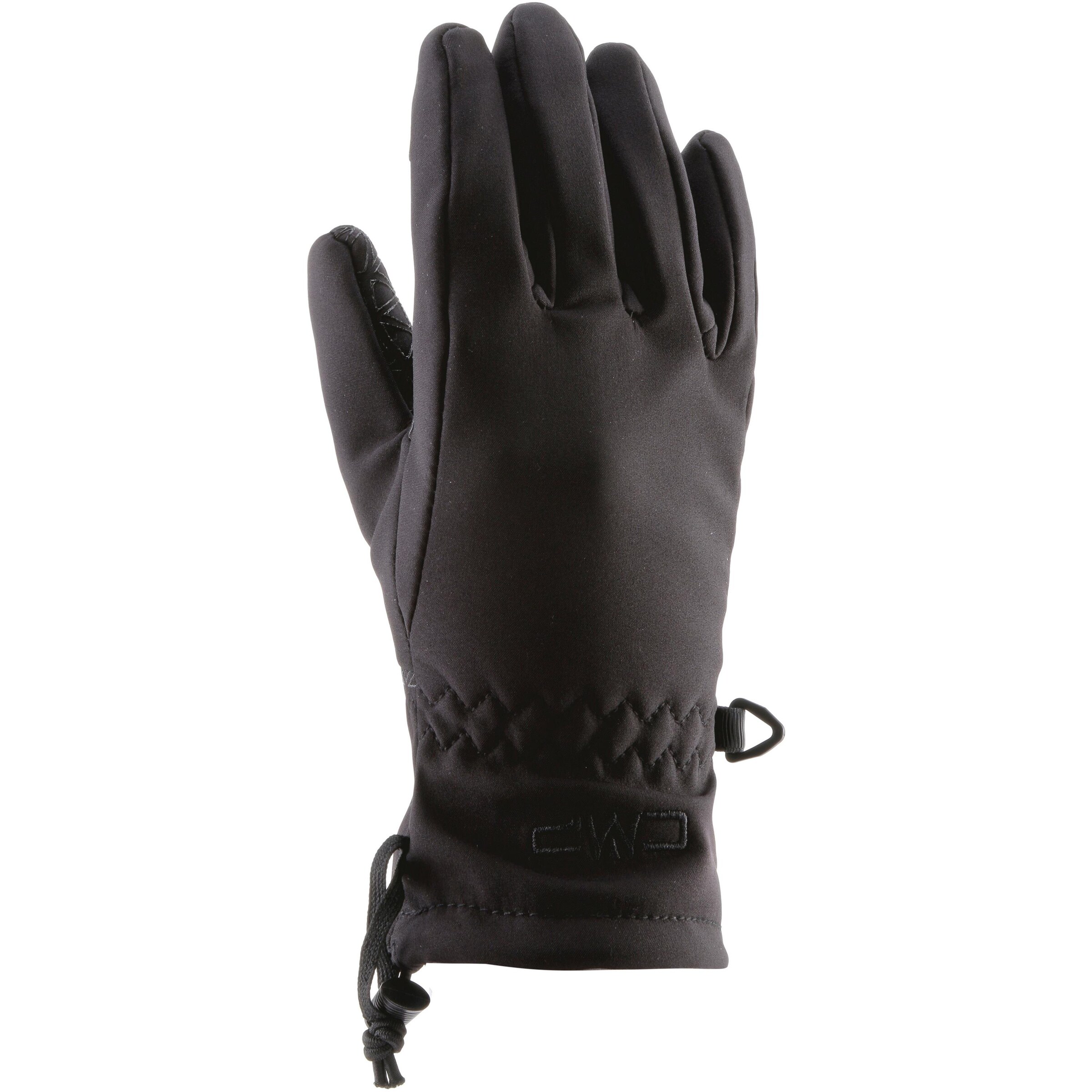CMP Athletic Gloves in Black: front