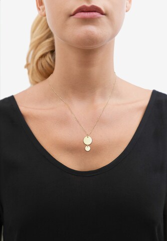 ELLI Necklace 'Kreis' in Gold: front