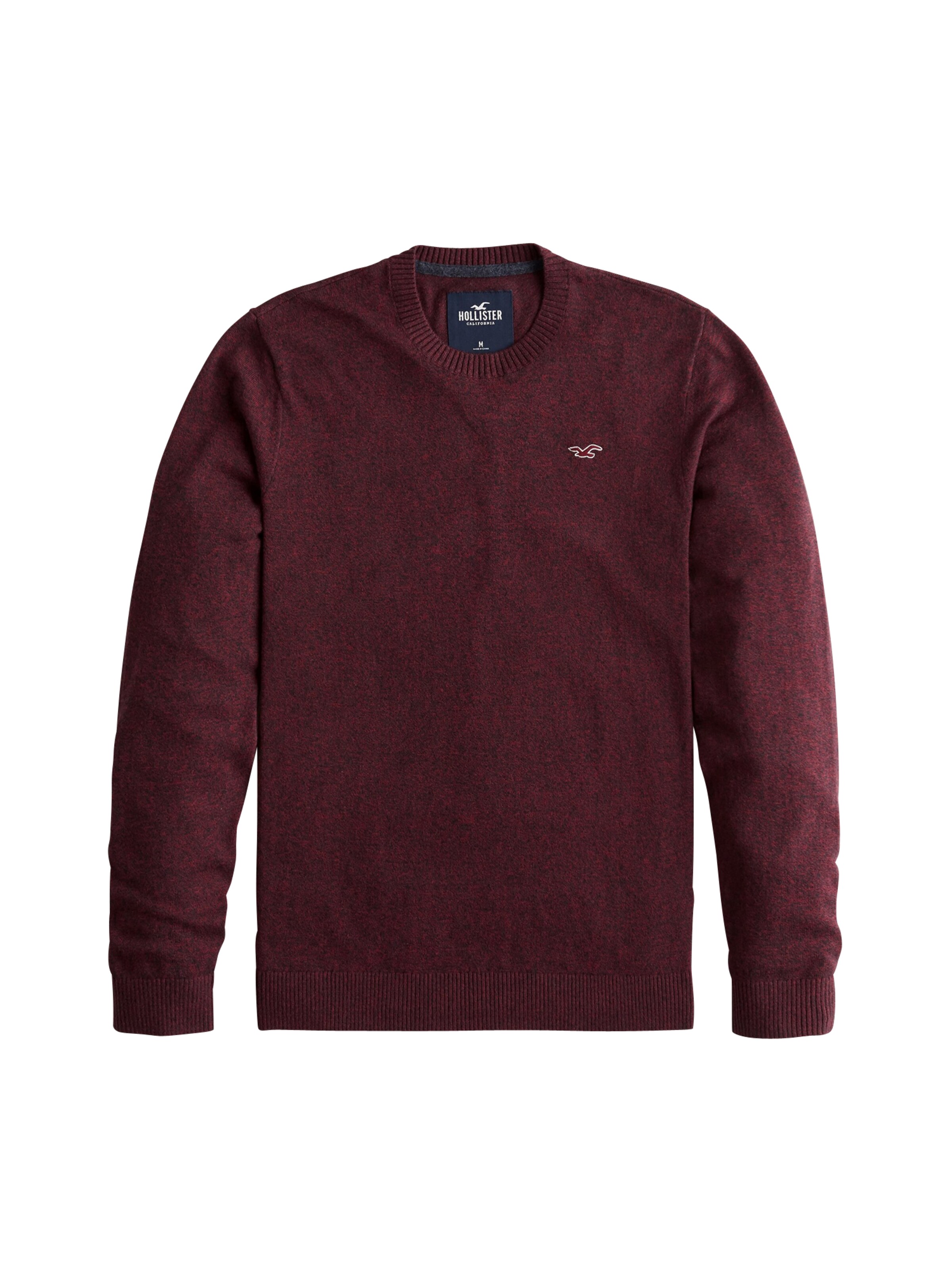 HOLLISTER - Trui 'XM19-FG CORE CREW UPDATE 2CC' in de kleur Bourgogne