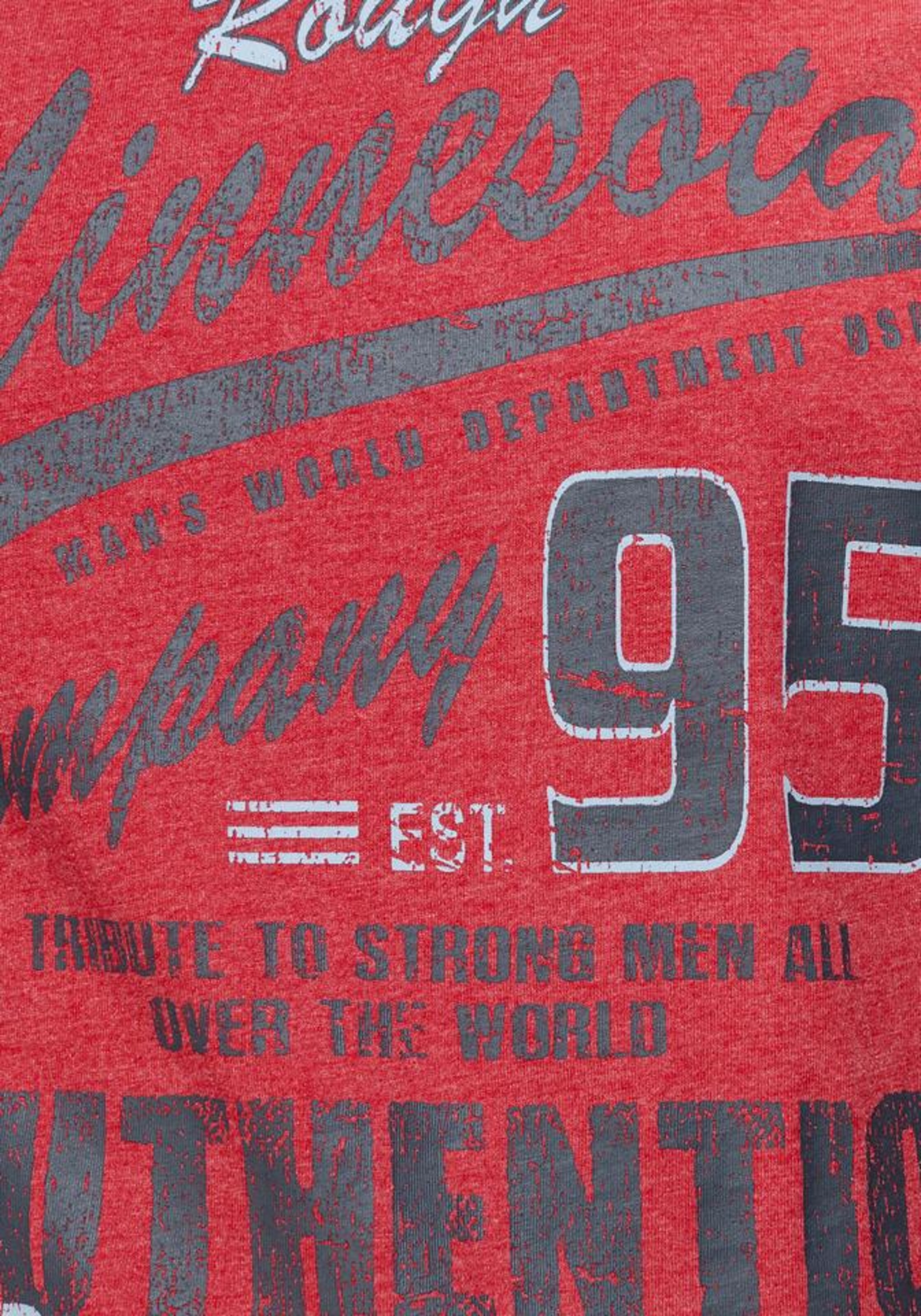 Man's World T-Shirt in Rot