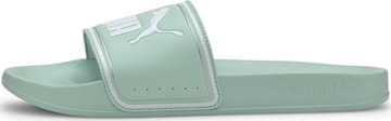 PUMA Mules in Green: front