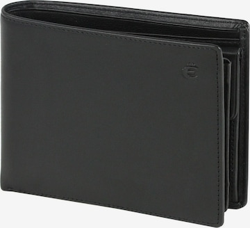 Esquire Wallet in Black: front