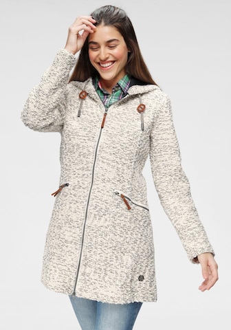 G.I.G.A. DX by killtec Strickfleeceparka in Beige: Vorderseite